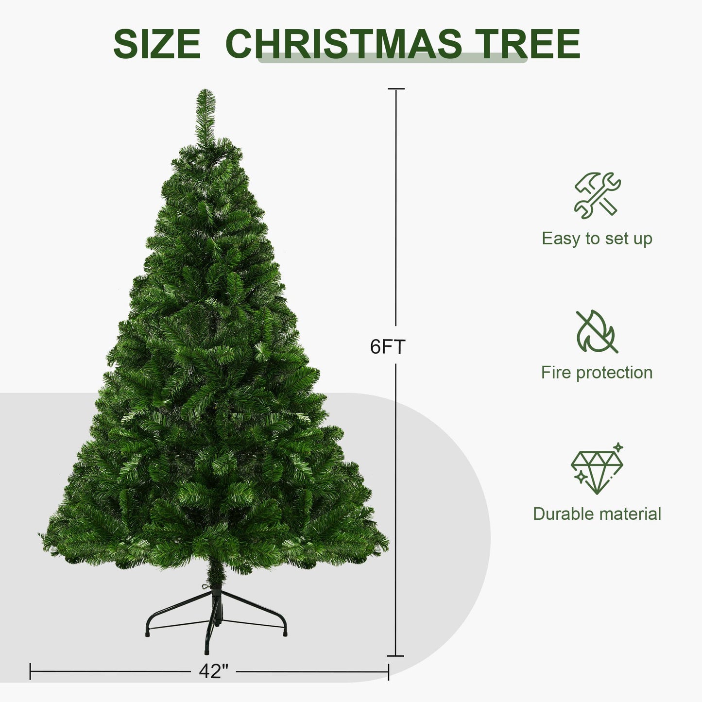Nordic Minimalist Artificial Christmas Tree - Holiday Decorations