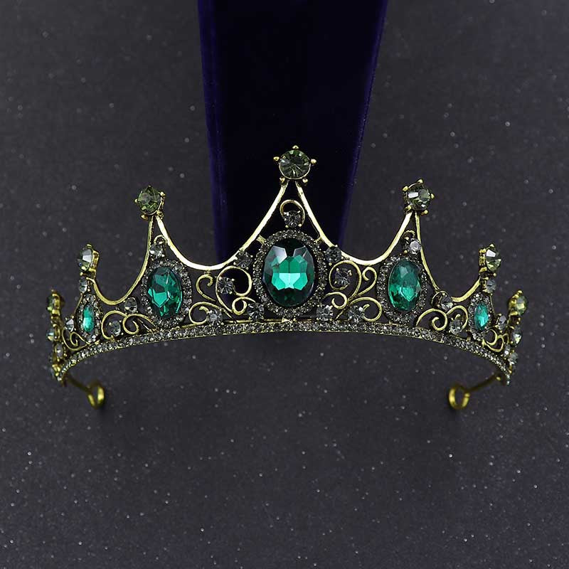 Vintage Baroque Alloy Crown Headband