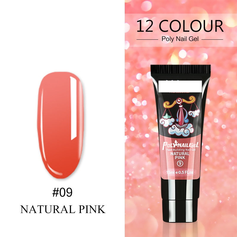 Women's Crystal Nail Polish Extender - Glitter & Capacity Variants 15ML
