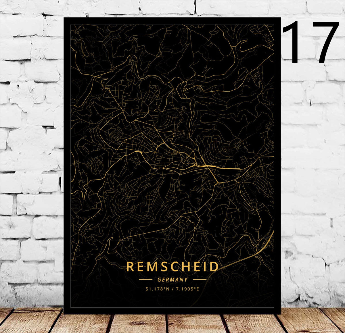 Decorative Canvas Art Poster for Home & Garden Wall Decor - Rostock's City