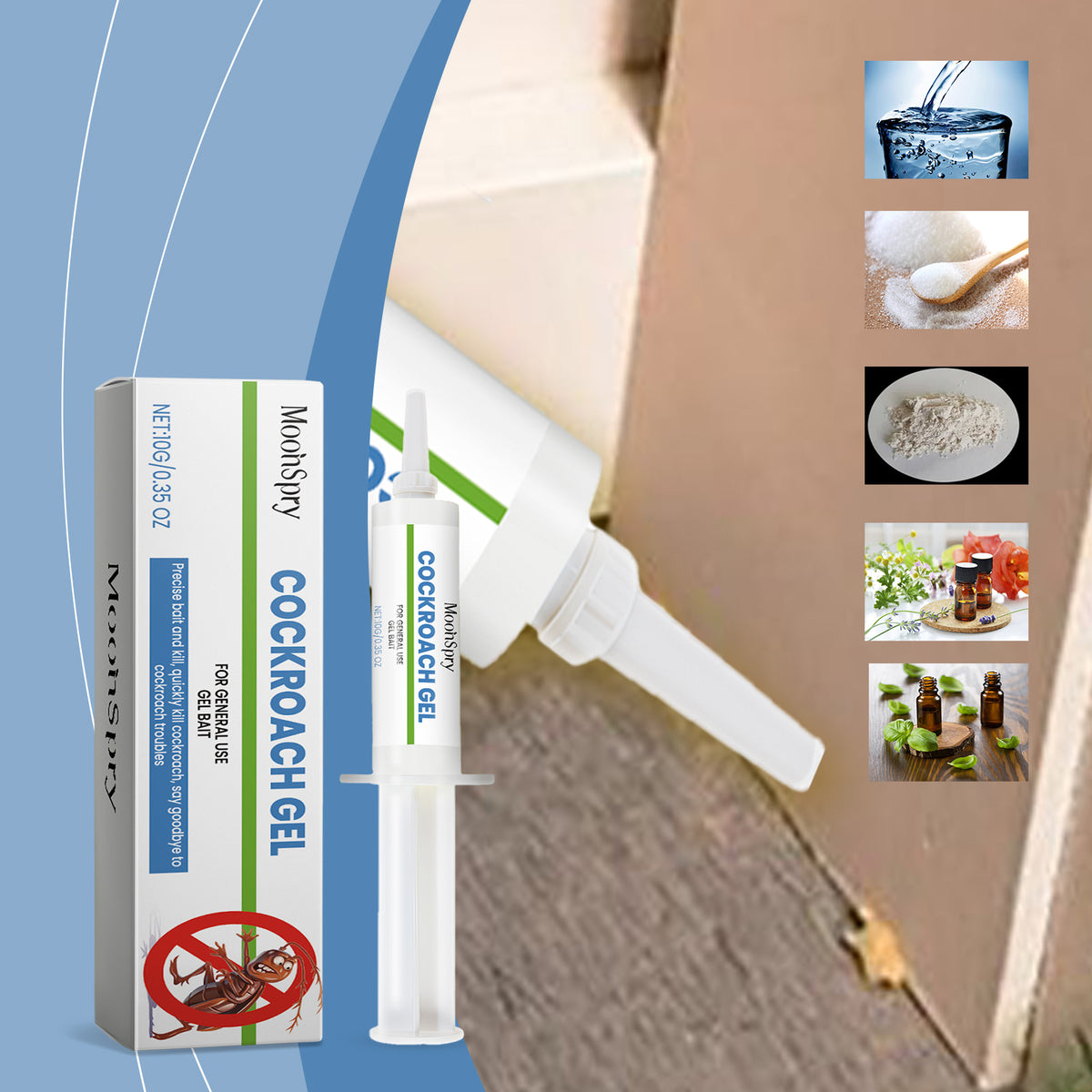 Cockroach Bait Gel 10g Insect Pest Control for Kitchen