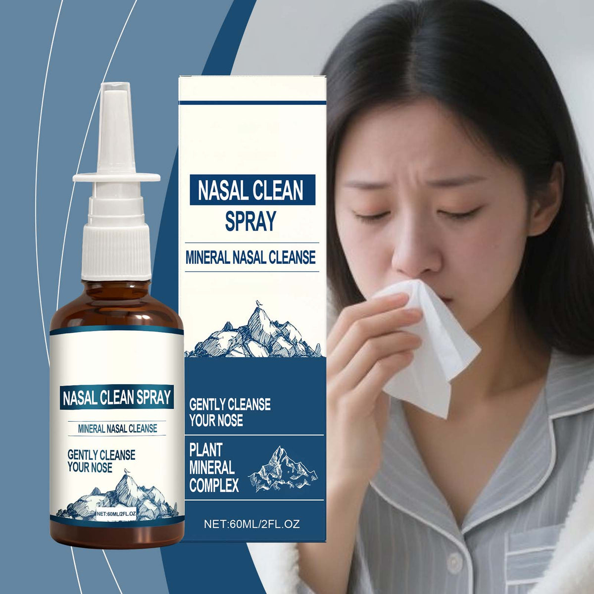 Gentle Nasal Cleansing Spray 60ml