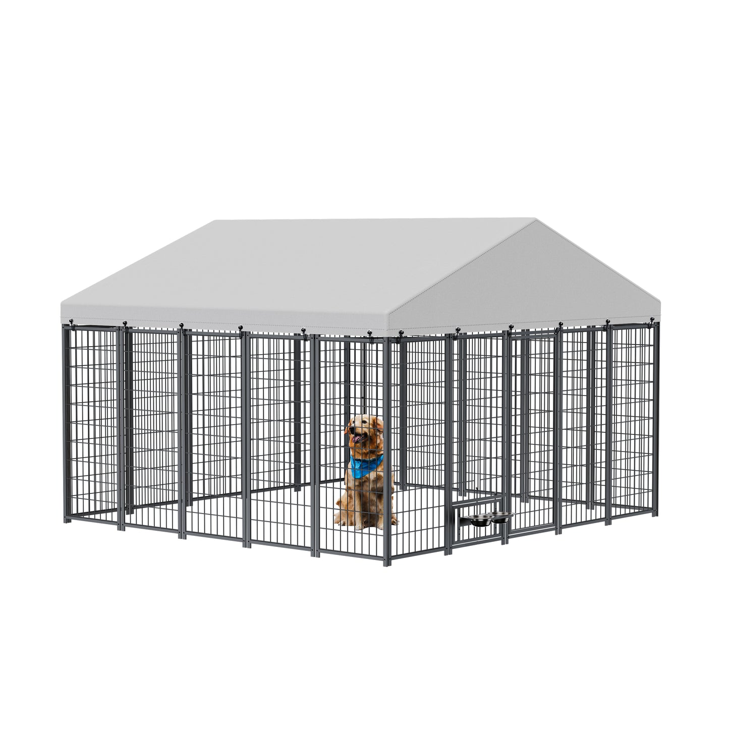 Large Dog Kennel Outdoor Pet Pens Dogs Run Enclosure Animal Hutch