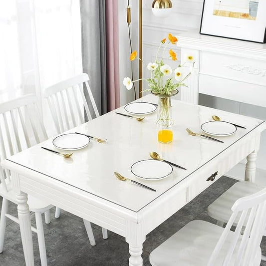 1.5mm Thick Clear Table Protector Mat for Dining Tables