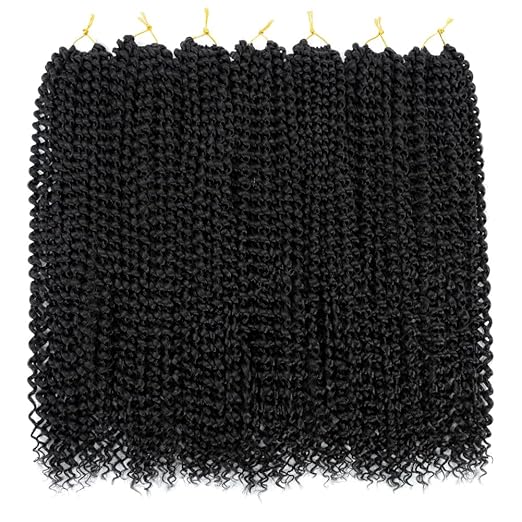 Water Wave Crochet Braiding Hair - Long Bohemian Curly Synthetic Fiber