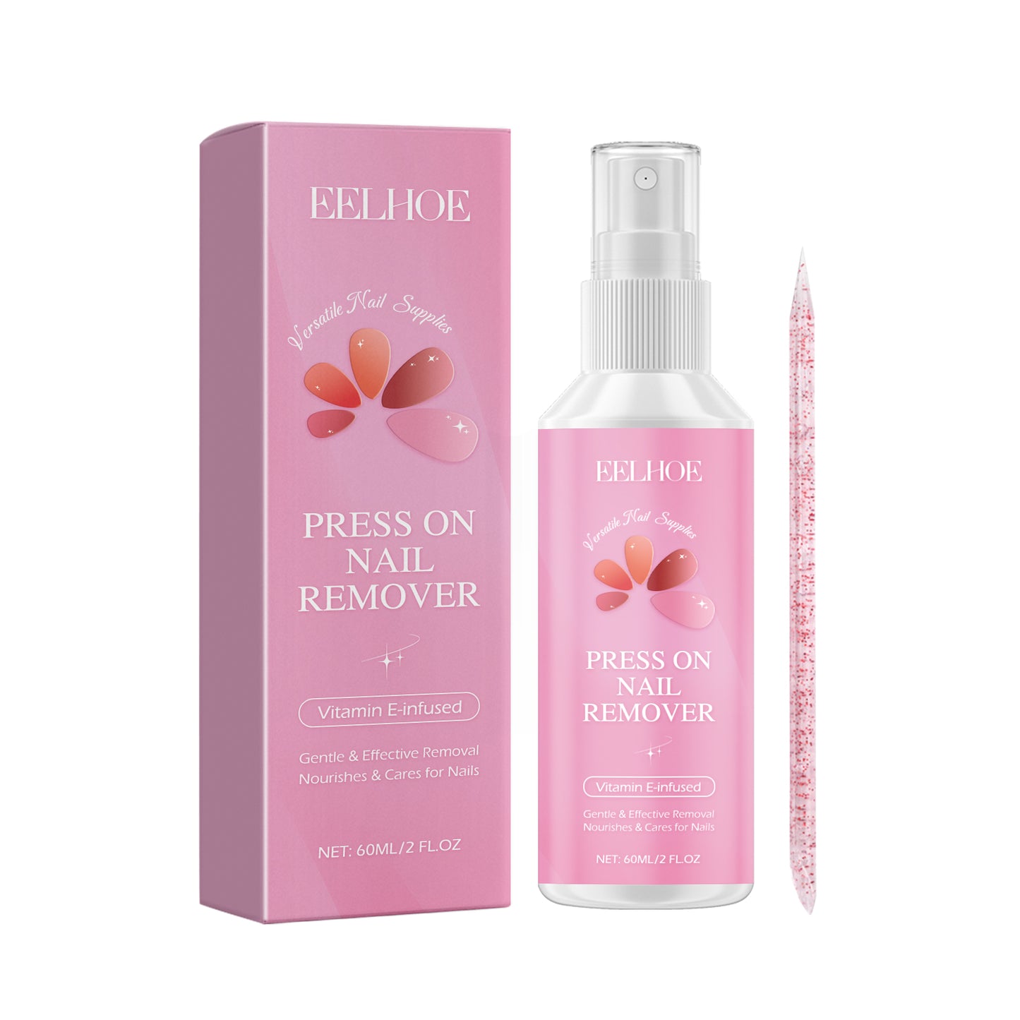 Gentle Nail Glue Remover Spray - Fast-Acting Artificial Nail Dissolver