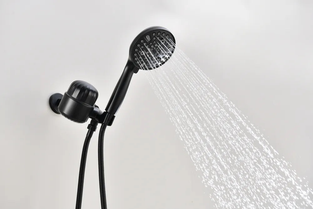 2.0 GPM Handheld Shower Head with Filter & Rain Spray - Universal Fit
