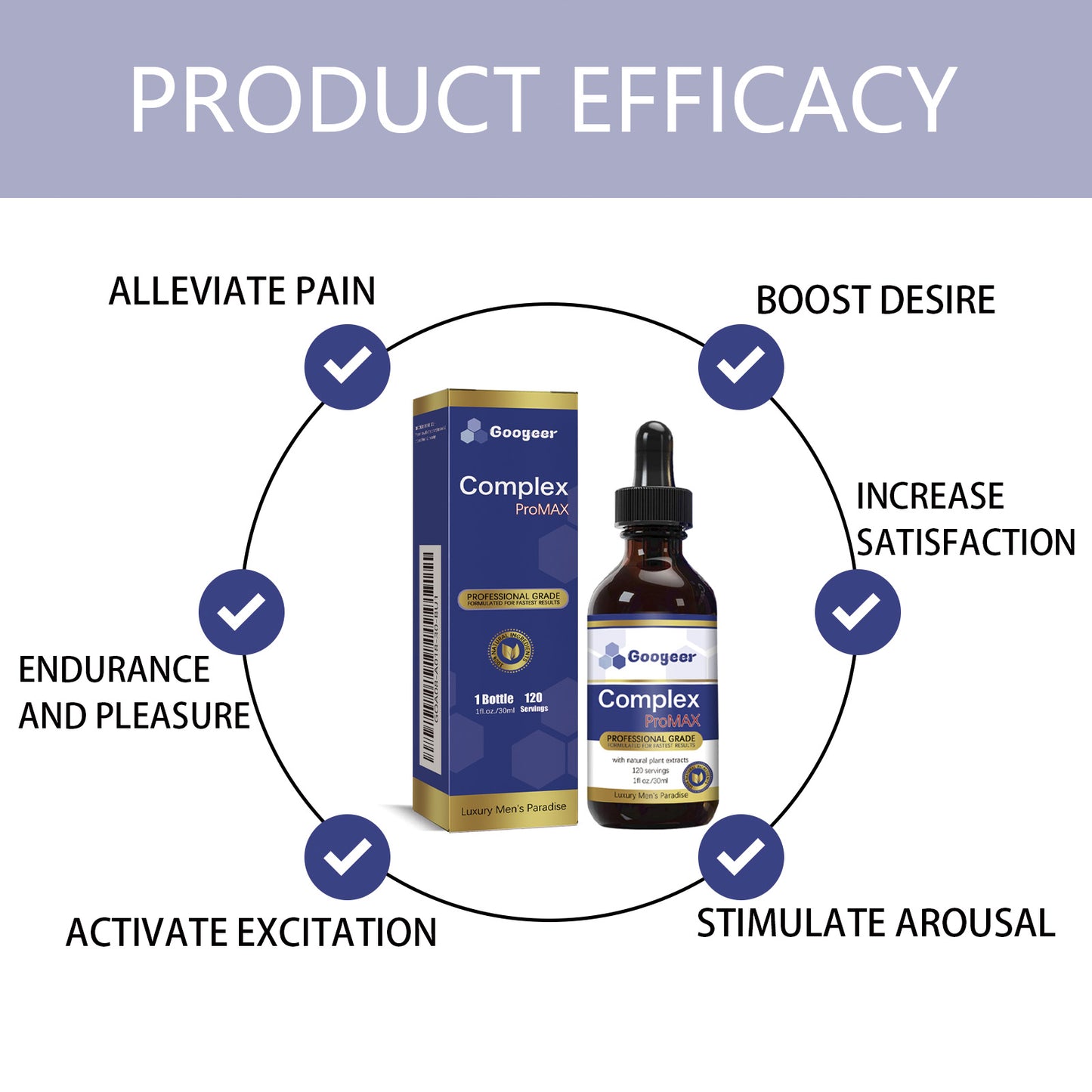 Natural Men’s Vitality Liquid Drops - Epimedium & Damiana Herbal Blend 30ml