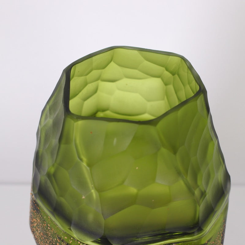 Nordic-Style Handmade Glass Vase with Elegant Design - Multiple Sizes