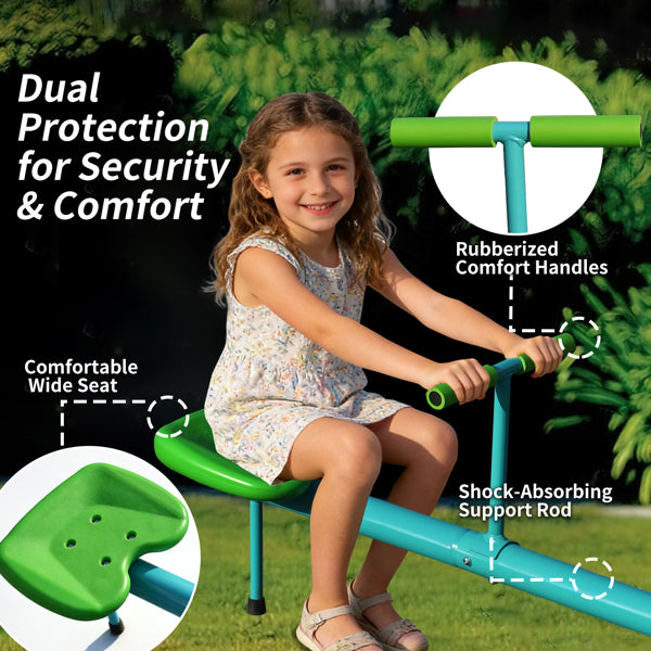 Swiveling 360-Degree Seesaw for Toddlers - Outdoor Play Equipment