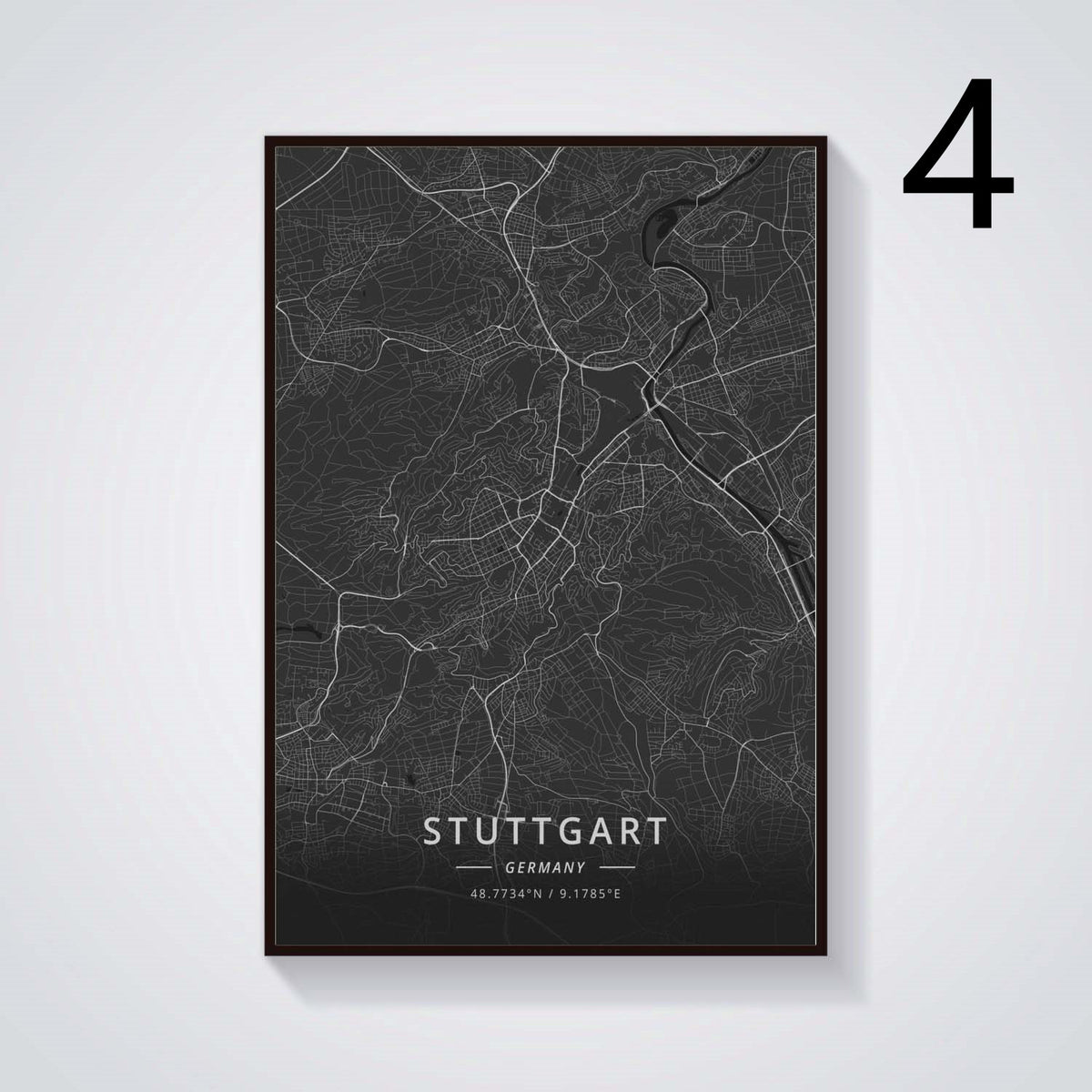 German City Decoration Poster Canvas Painting for Home Art