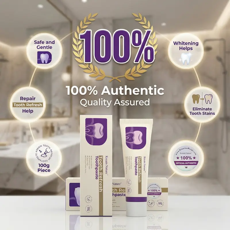 Natural Daily Toothpaste - Hydroxyapatite Whitening & Sensitive Care