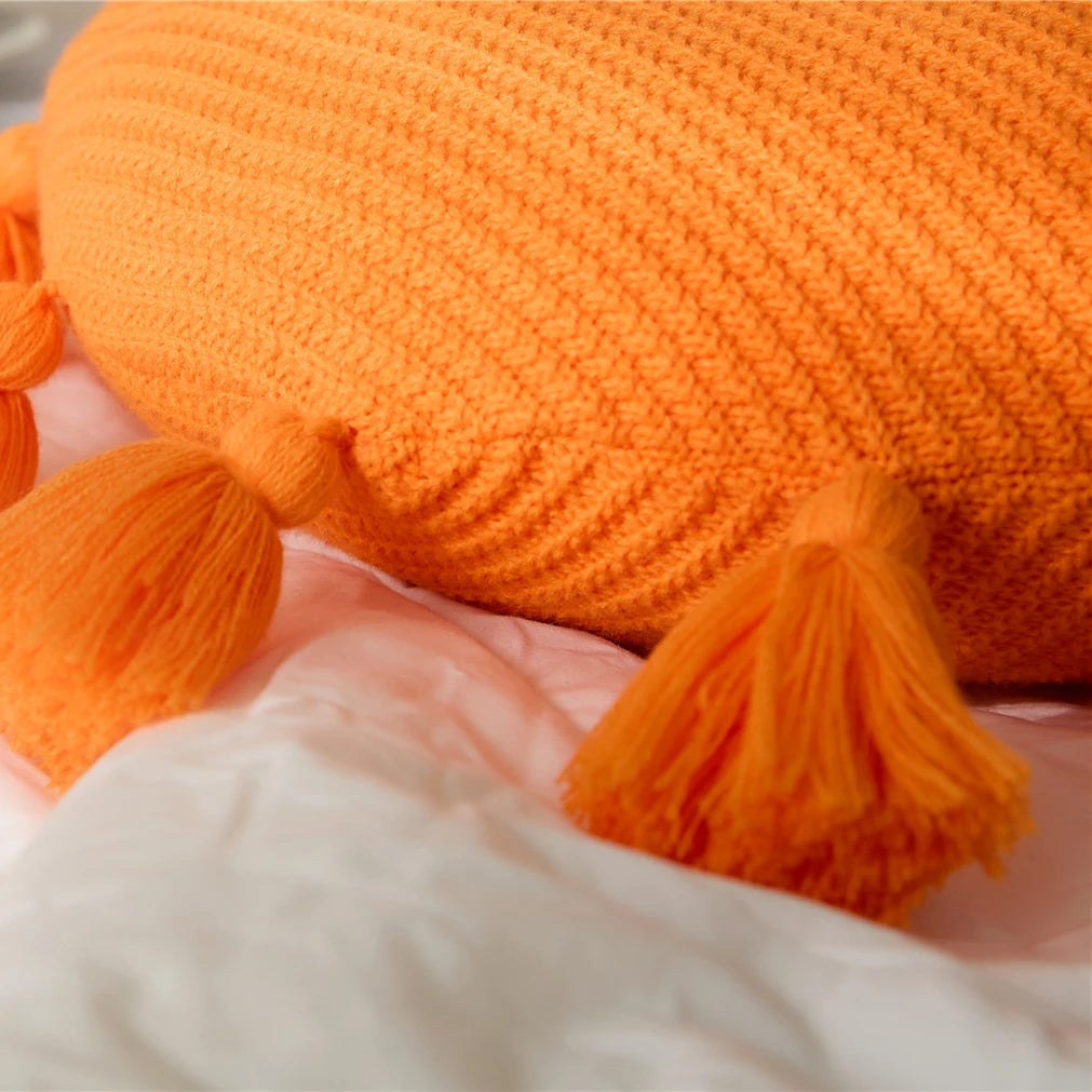 Modern Tassel Cushion Cover 40CM for Sofa Bed Bedroom Home Decor