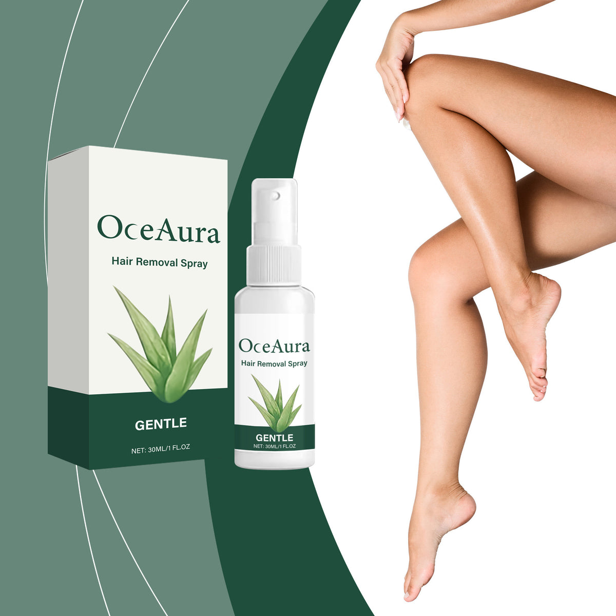 Moisturizing Hair Removal Spray - Silky, Convenient 30ml