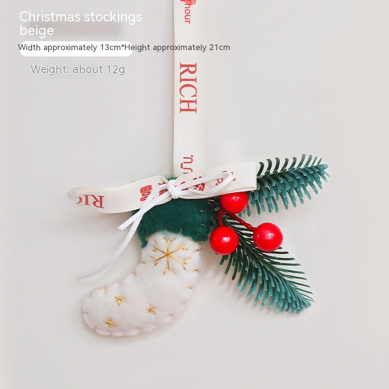 Nordic Style Christmas Decoration Pendant for Vehicles - Festive Holiday Ornaments
