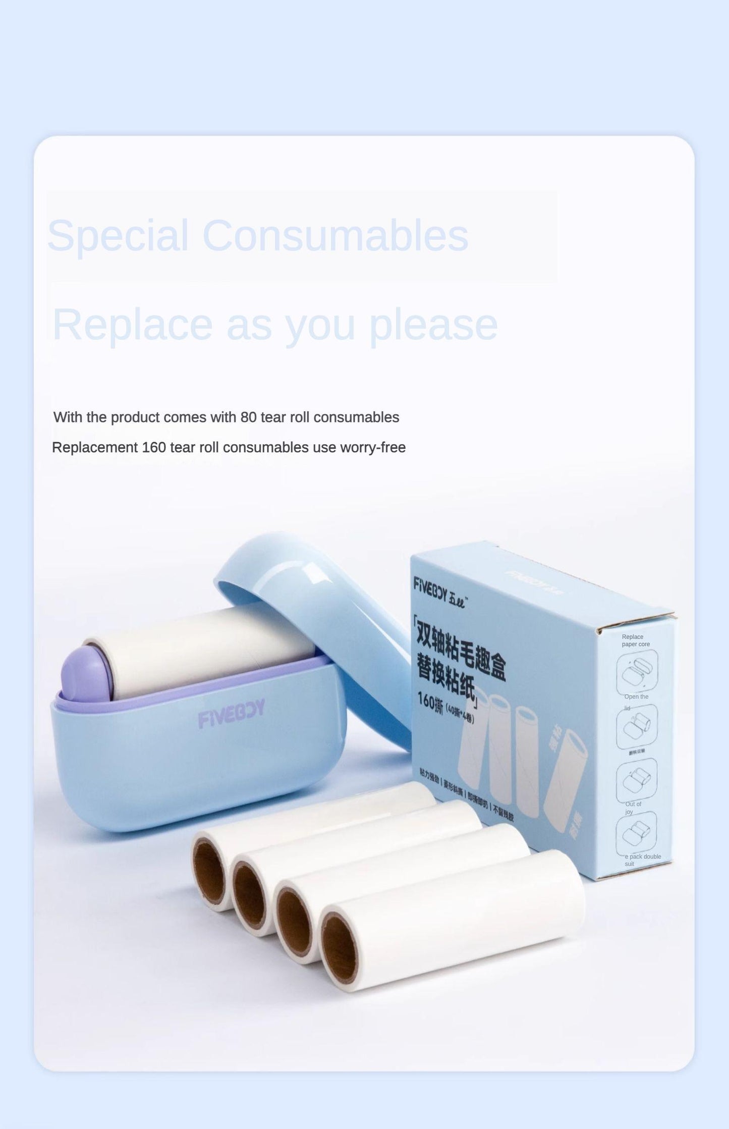 Portable Pet Hair Remover - Reusable Pocket-Sized Lint Roller