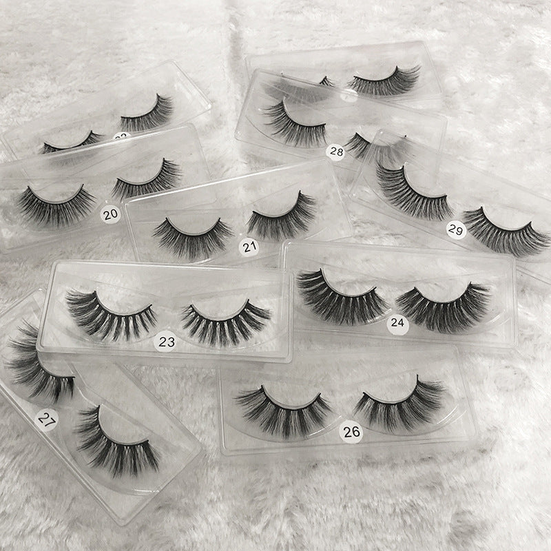 Multi-Layer 3D False Eyelashes Set Natural Volume Style - 1 Pair