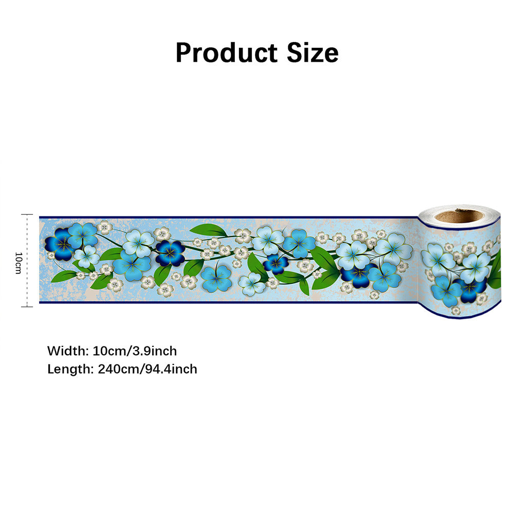 Home Wall & Floor Skirting Line Stickers - Moisture & Stain Resistant PVC