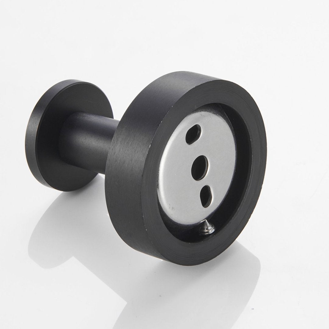 Matte Black Wall Hooks for Bathroom & Entryway - 4 Pack