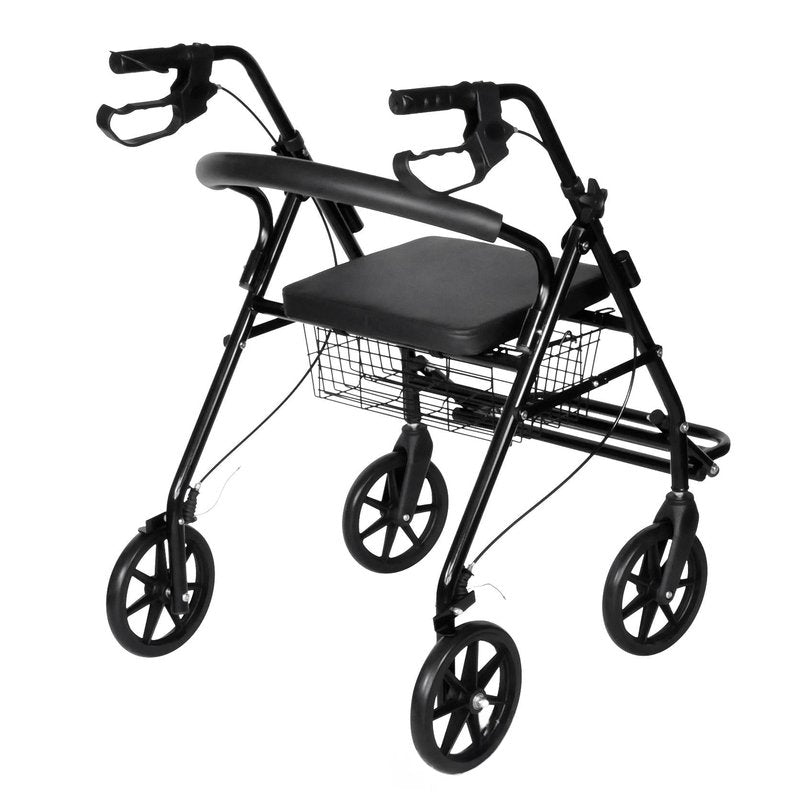Folding Shopping Cart for Elderly Mobility - Lightweight Aluminum Trolley