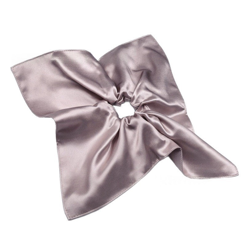 Silk Square Scarf Hair Tie - 22mm Glossy, Multiple Colors