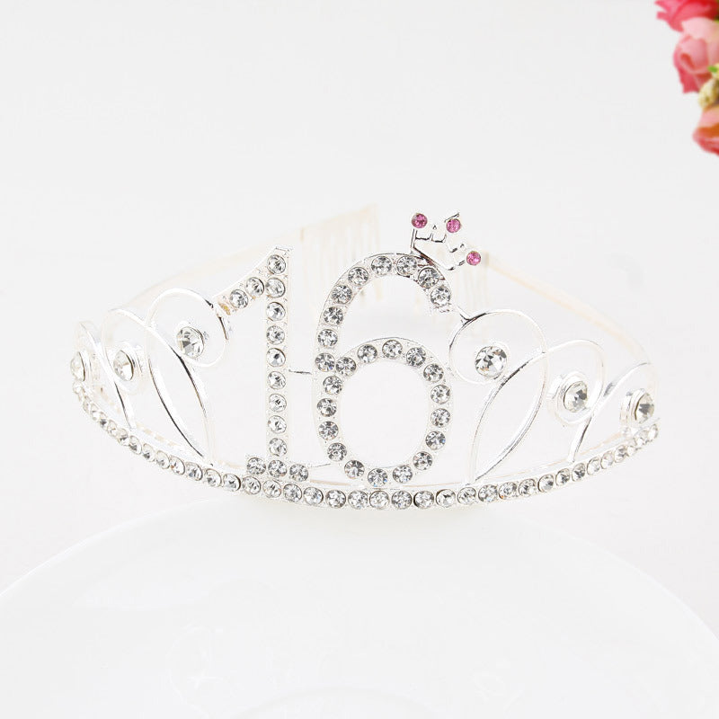 Diamond Crown Hair Clip - Multiple Colors