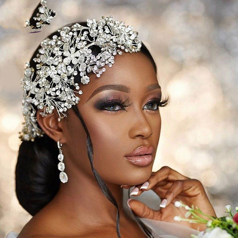 Rhinestone Crystal Headband Crown Hair Accessory