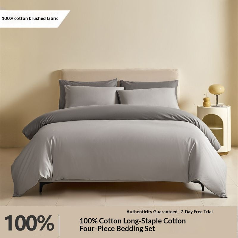 Pure Cotton Bedding Set - Multiple Sizes & Designs for Comfortable Sleep