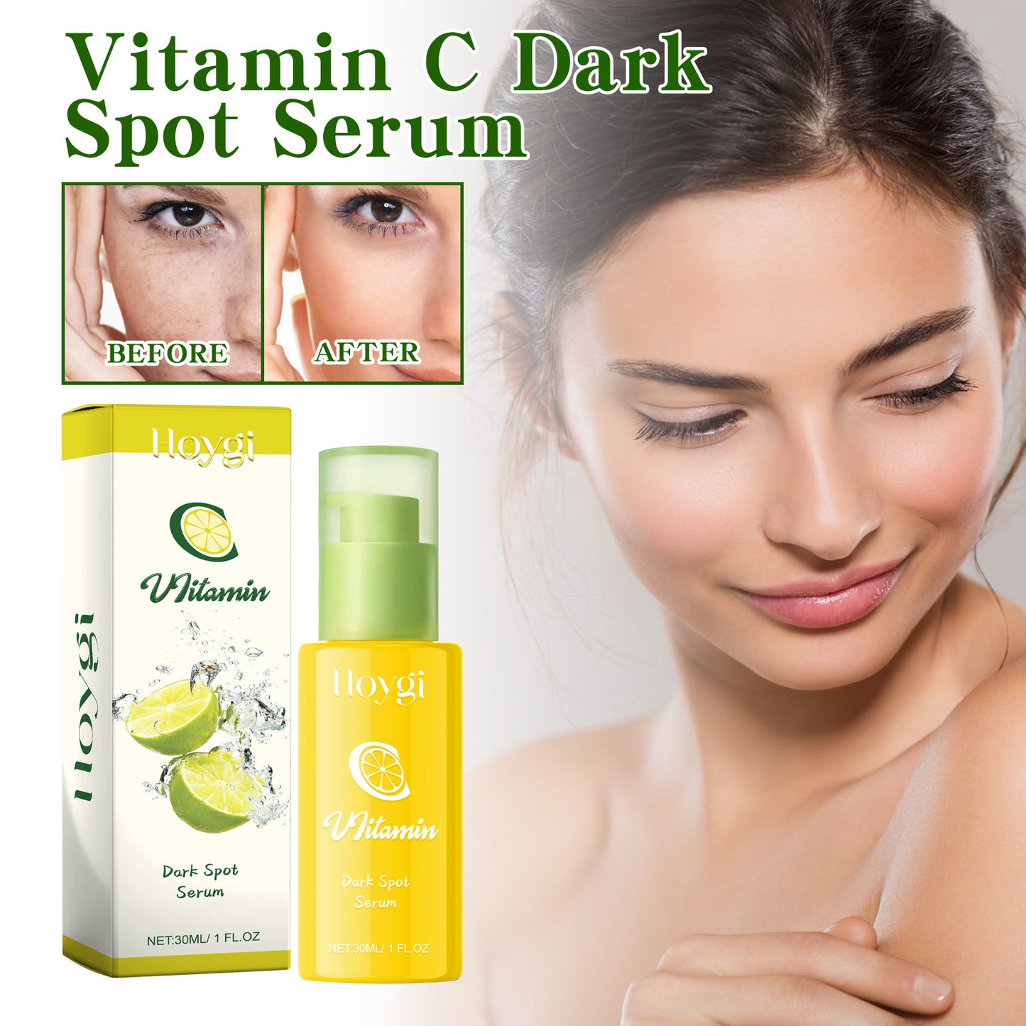 Anti-Wrinkle Facial Serum with Vitamin C, Niacinamide & Hyaluronic Acid