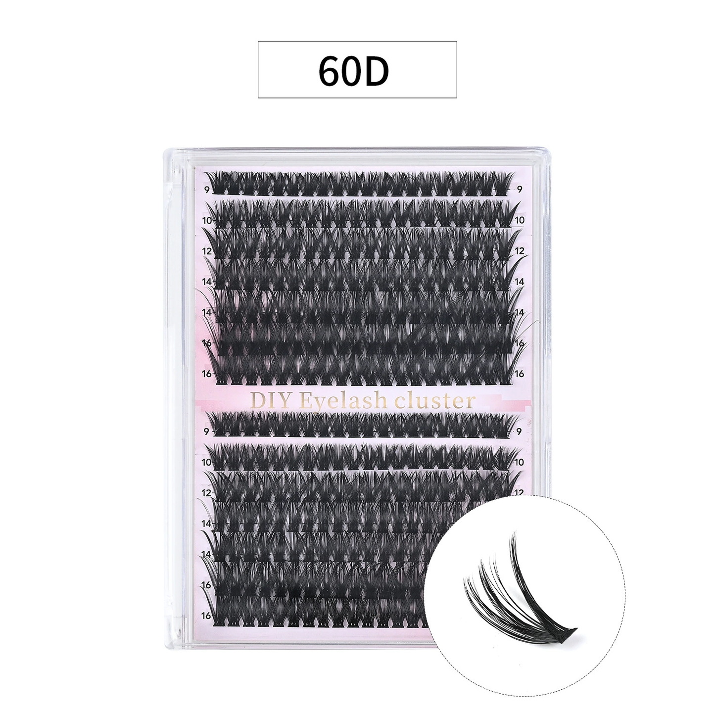 DIY Lash Extension Kit - 280pcs Individual D Curl Cluster Eyelashes