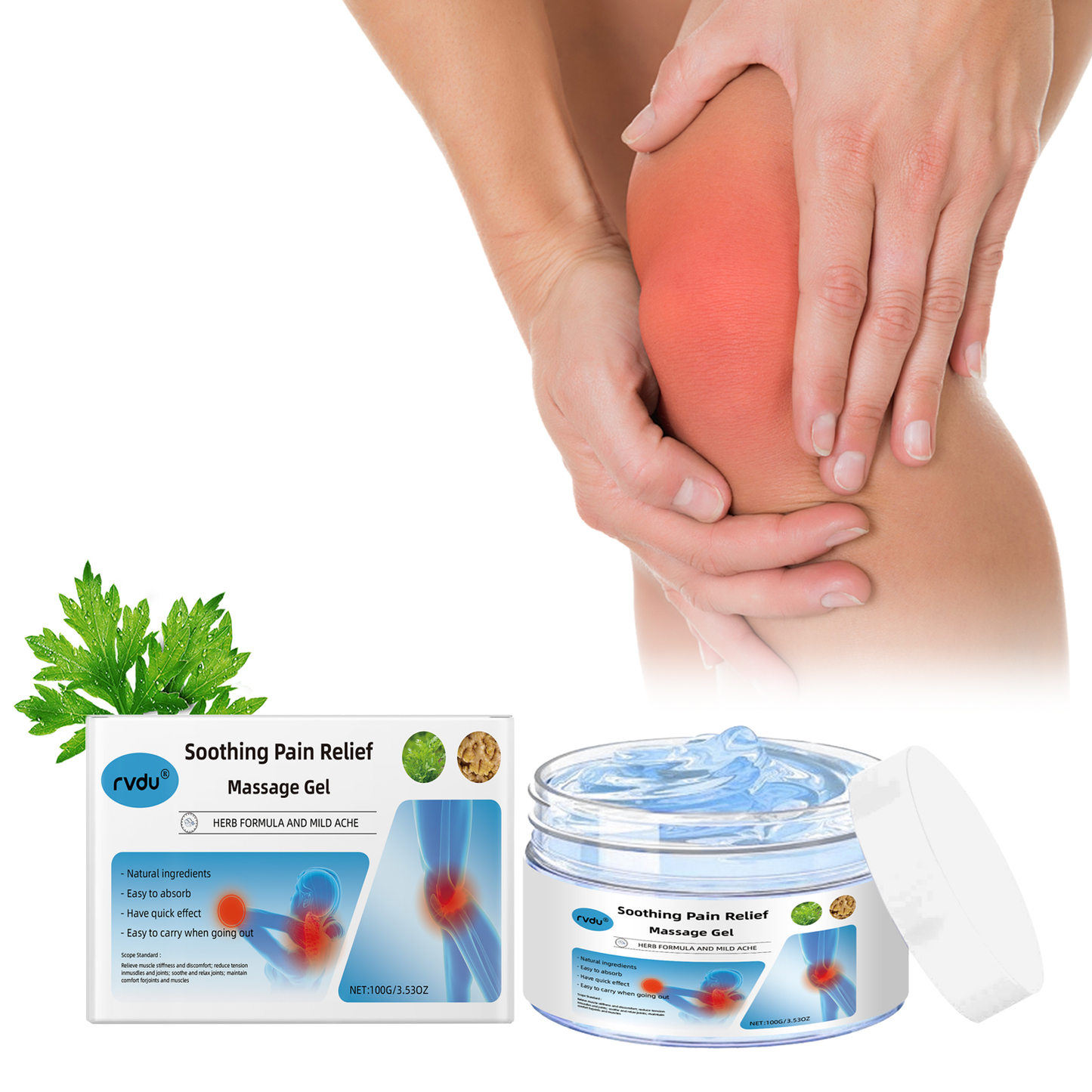 Joint Care Massage Gel for Muscle and Joint Relief - Soothing Herbal Formula