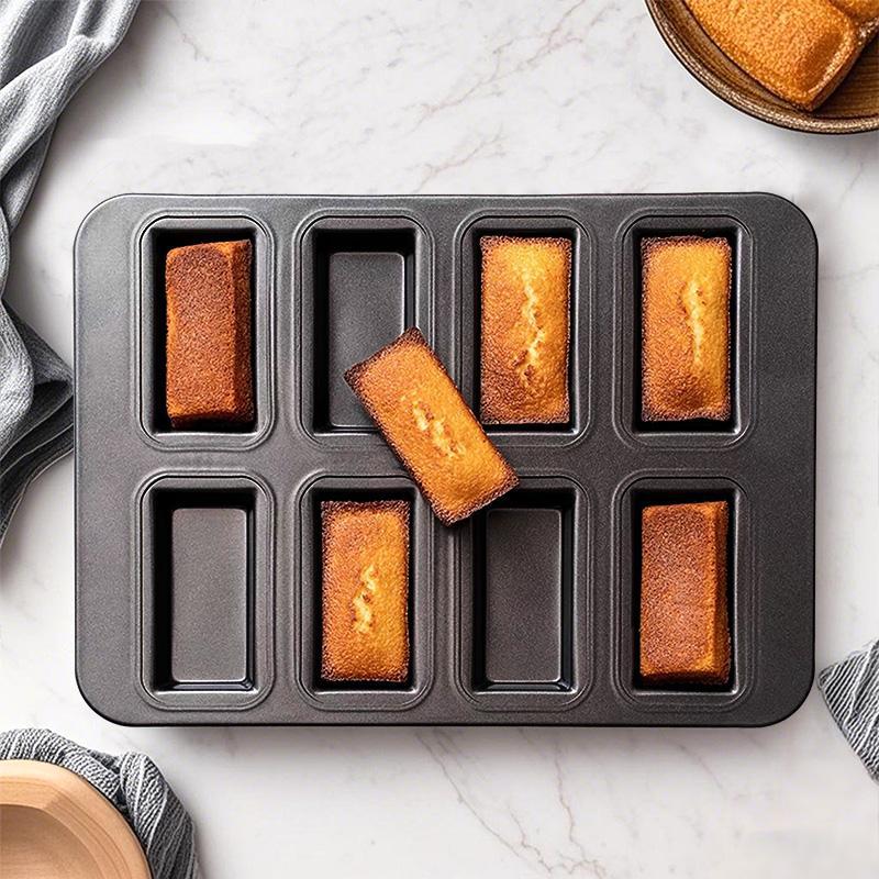 Square Baking Pan Mold Multiple Sizes Non-Stick Carbon Steel Kitchen Tool