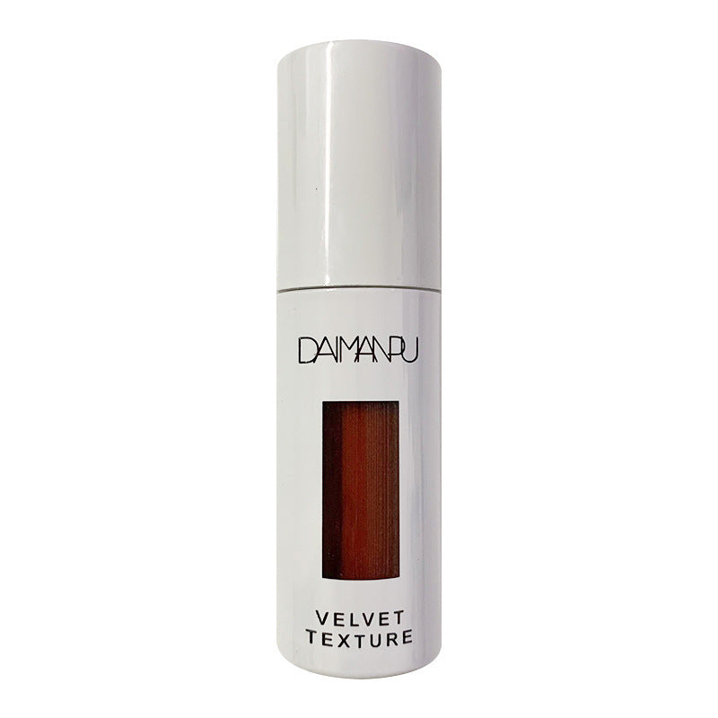 Velvet Matte Lip Lacquer - Soft Fog Finish, Red Tea Red Bean, 2.5g