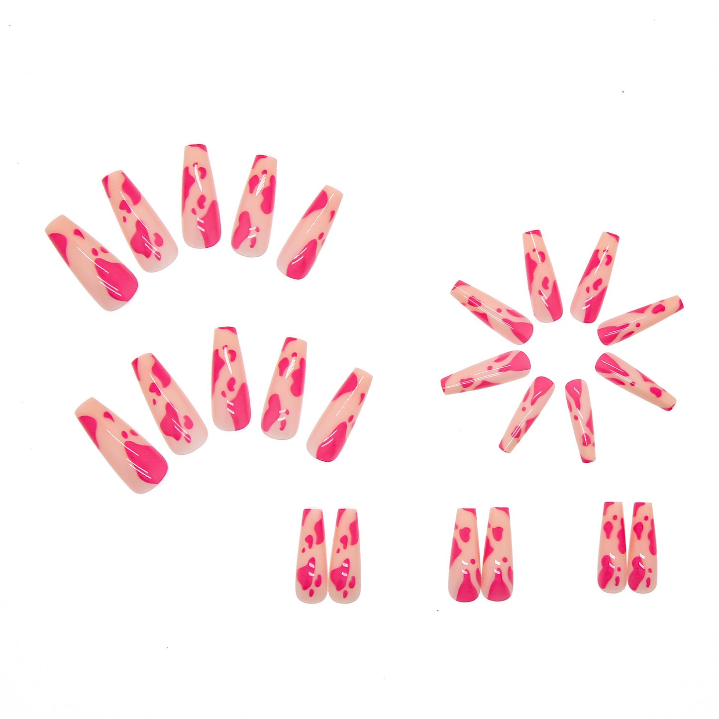 European & American Nail Art Kit 24 Pieces with Long Graffiti Glue