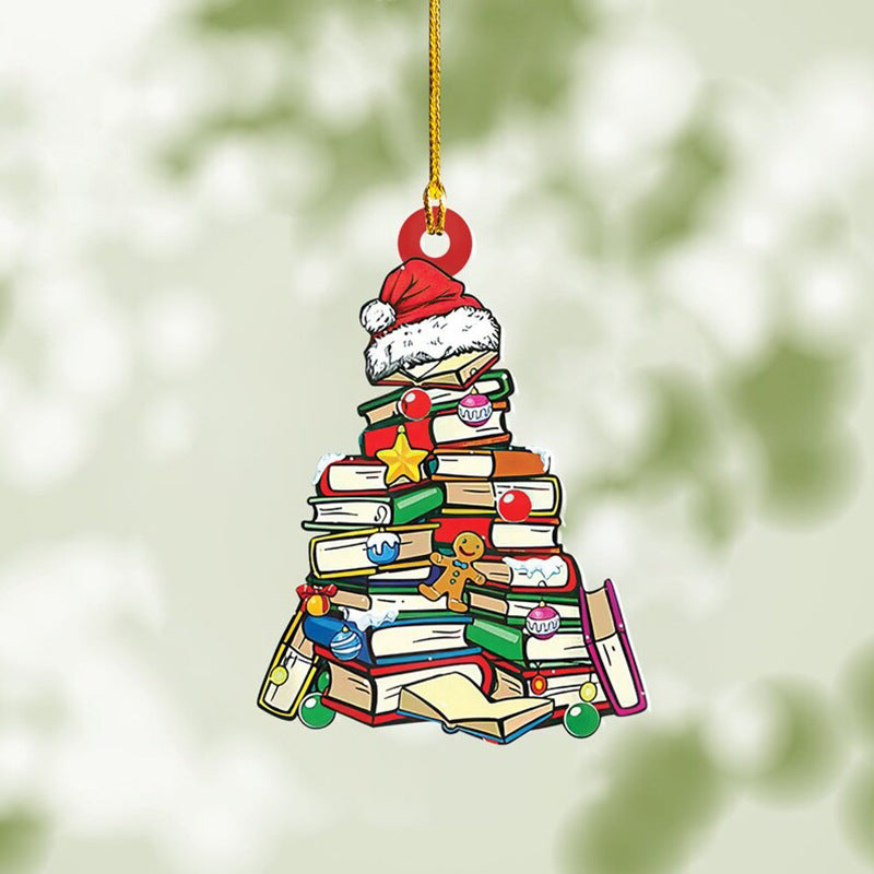 Christmas Tree Ornament Pendant Acrylic Holiday Decoration