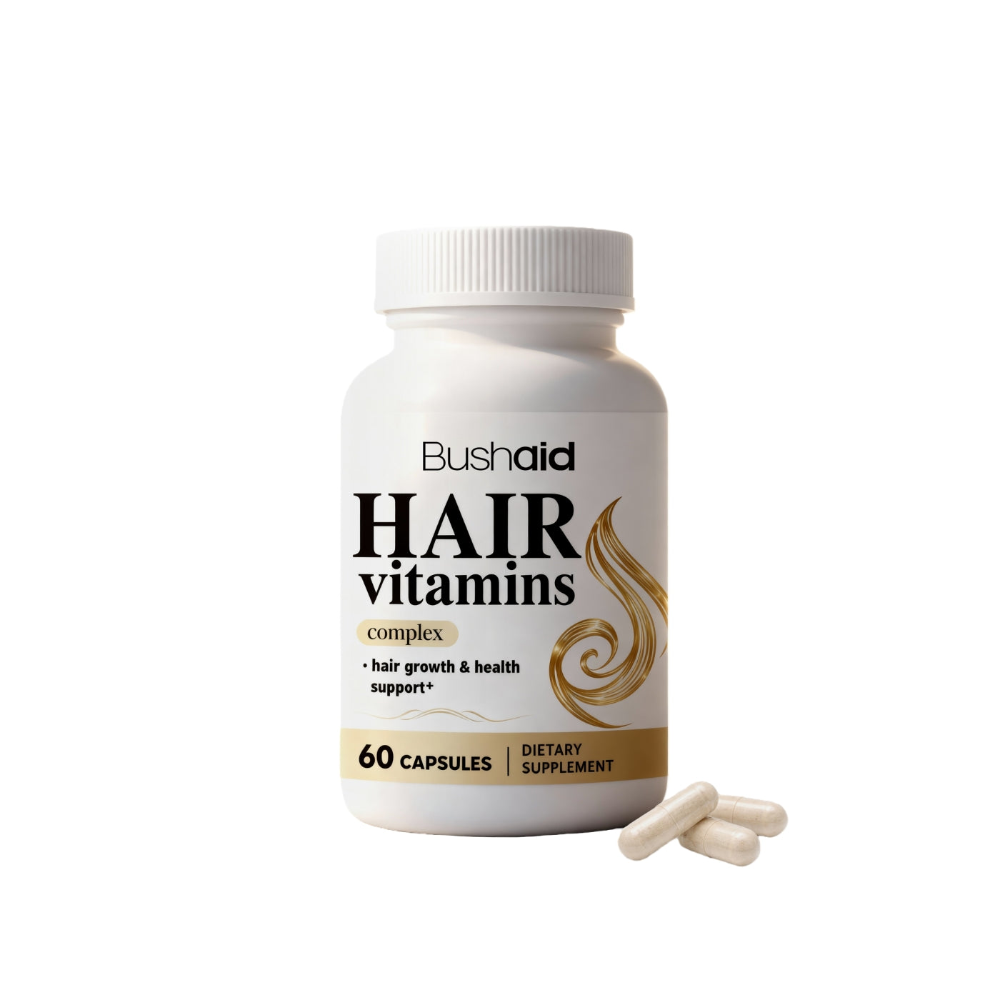 Hair Vitamin Capsules with Biotin Collagen & Vitamin C - 60 Count