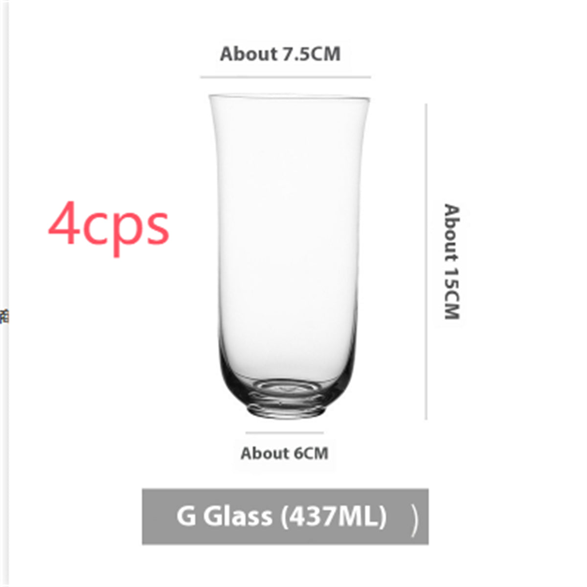 Simple Ins Style Handmade Crystal Glass Goblet - Multiple Variants