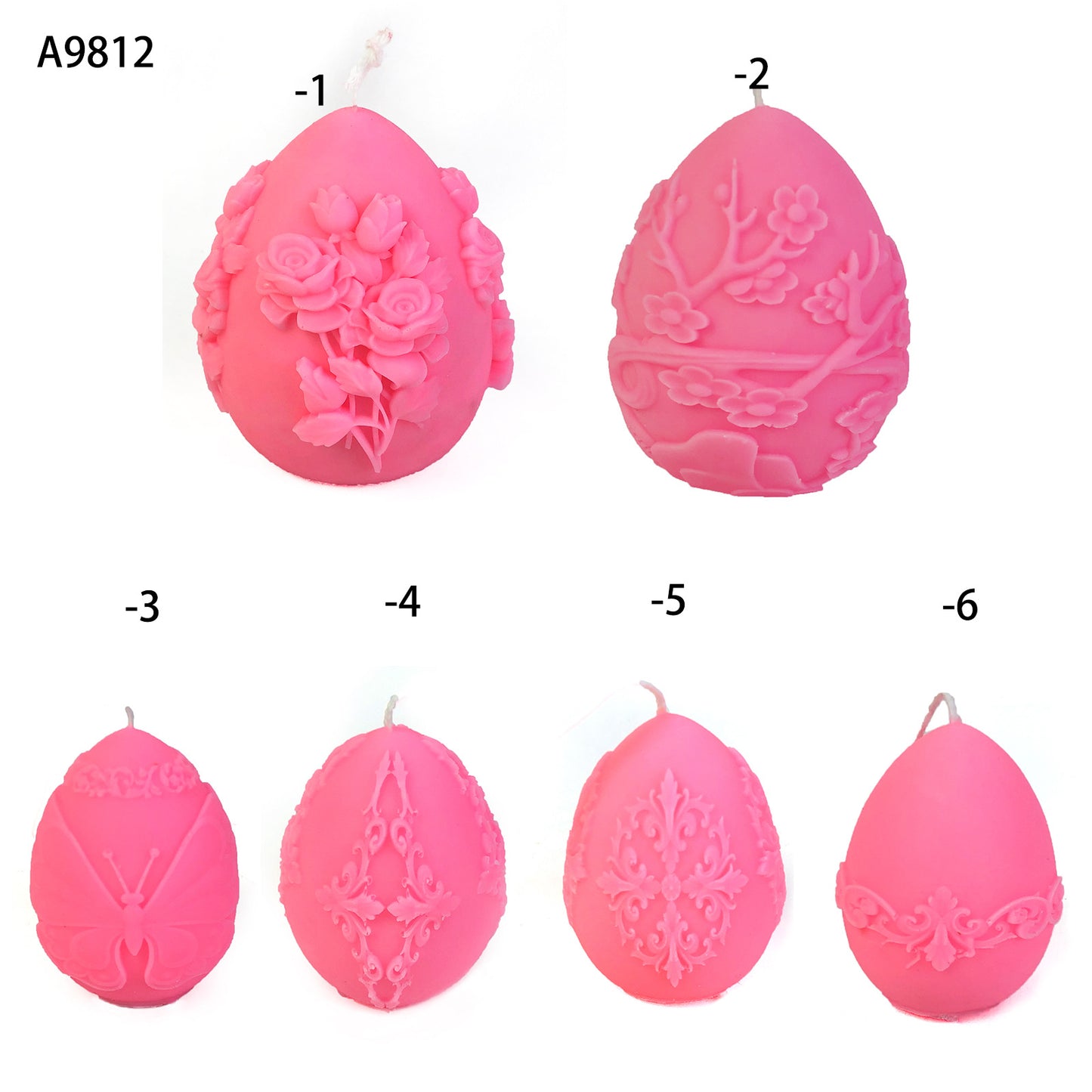 Egg Silicone Mold for Baking, Chocolate, Candle Making & Crafts - Irregular Shapes