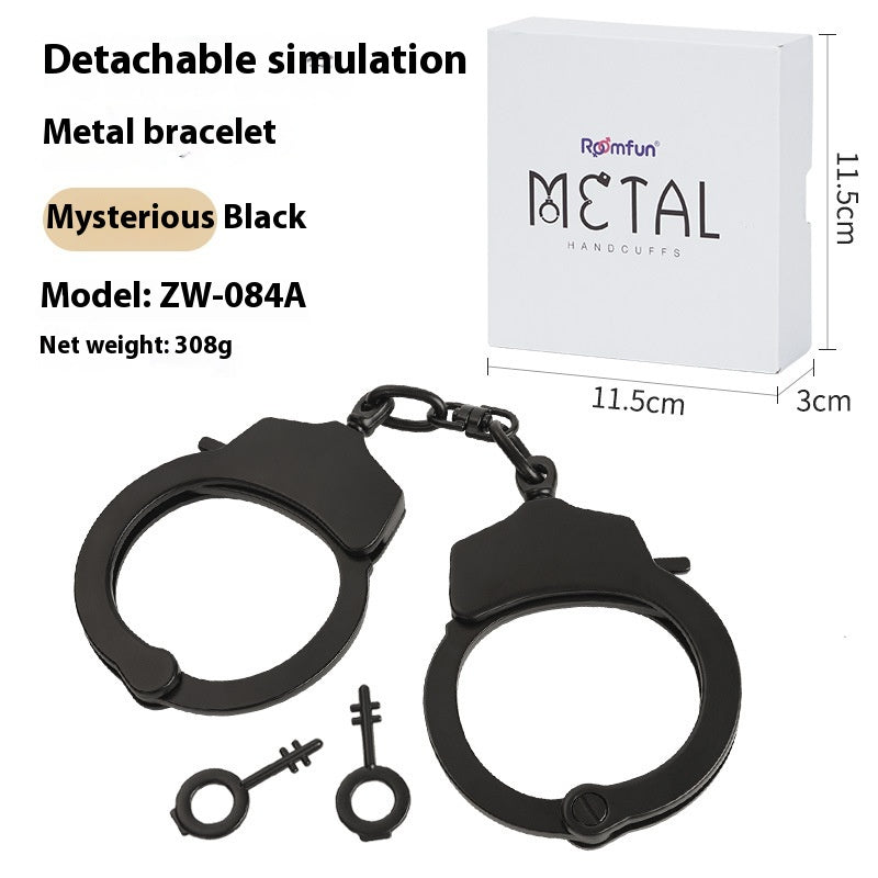 Alloy Bracelet Toy for Adults - Black and Silver Variants