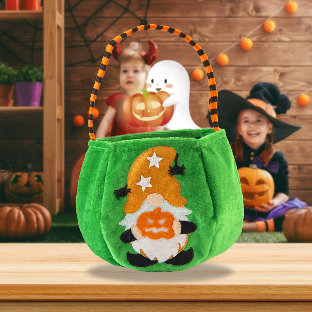Halloween Cartoon Forest Man Candy Bag Set for Festive Parties