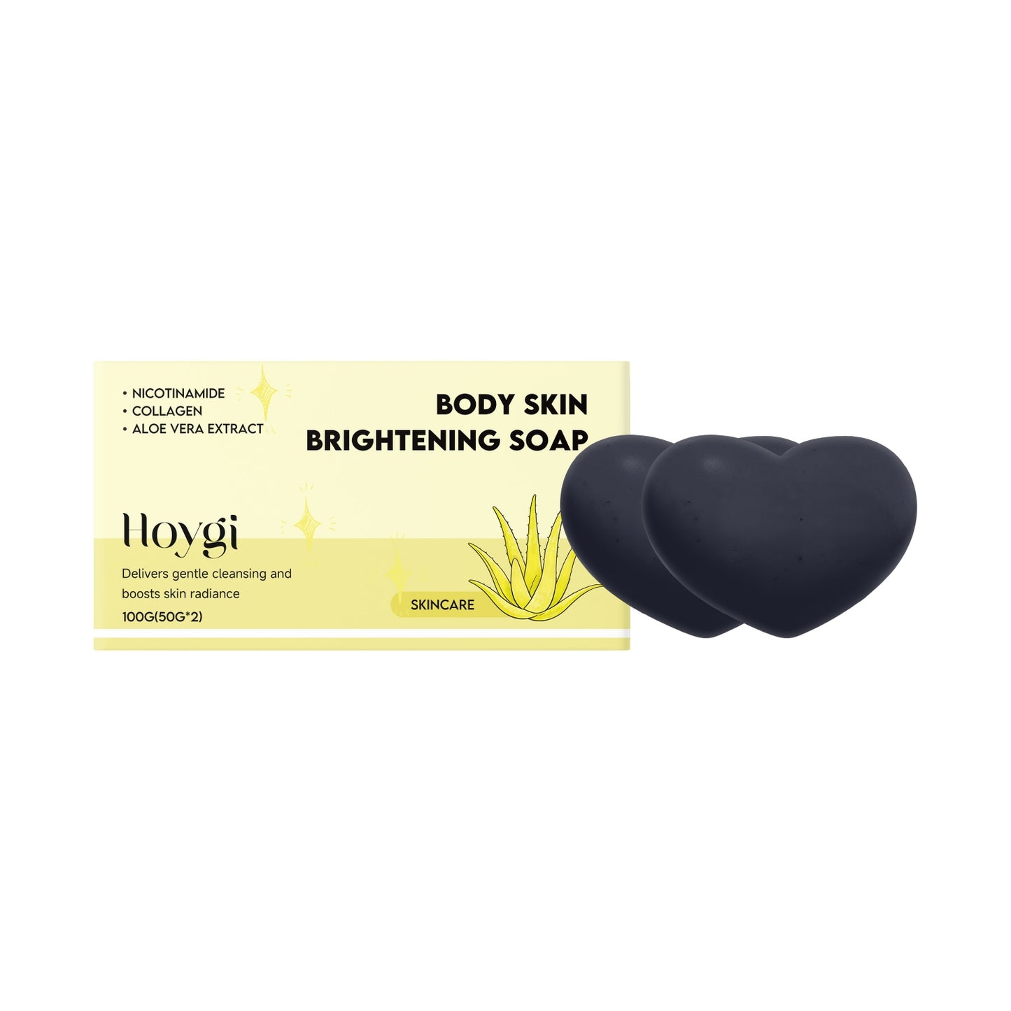 Brightening Bar Soap with Shea Butter and Aloe Vera - 100g