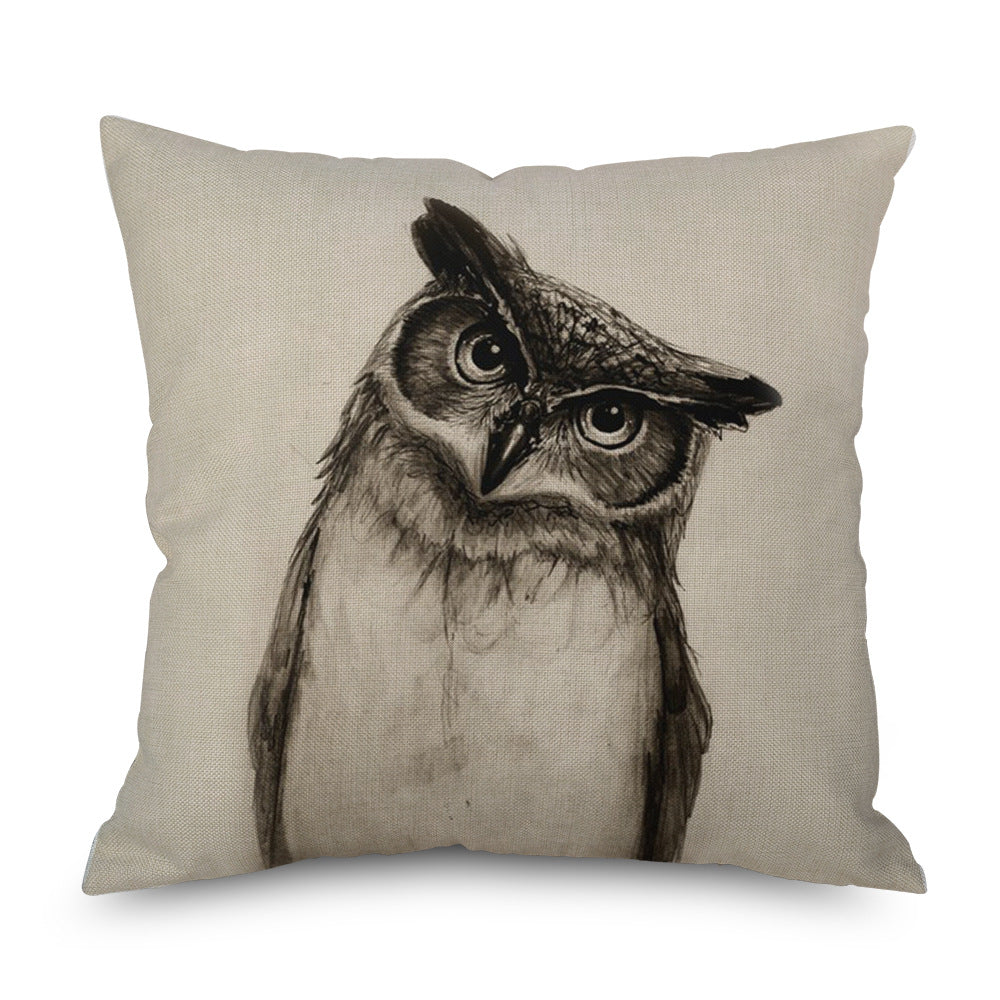 Corporate Linen Pillowcase 45cm Modern Home Cushion Cover