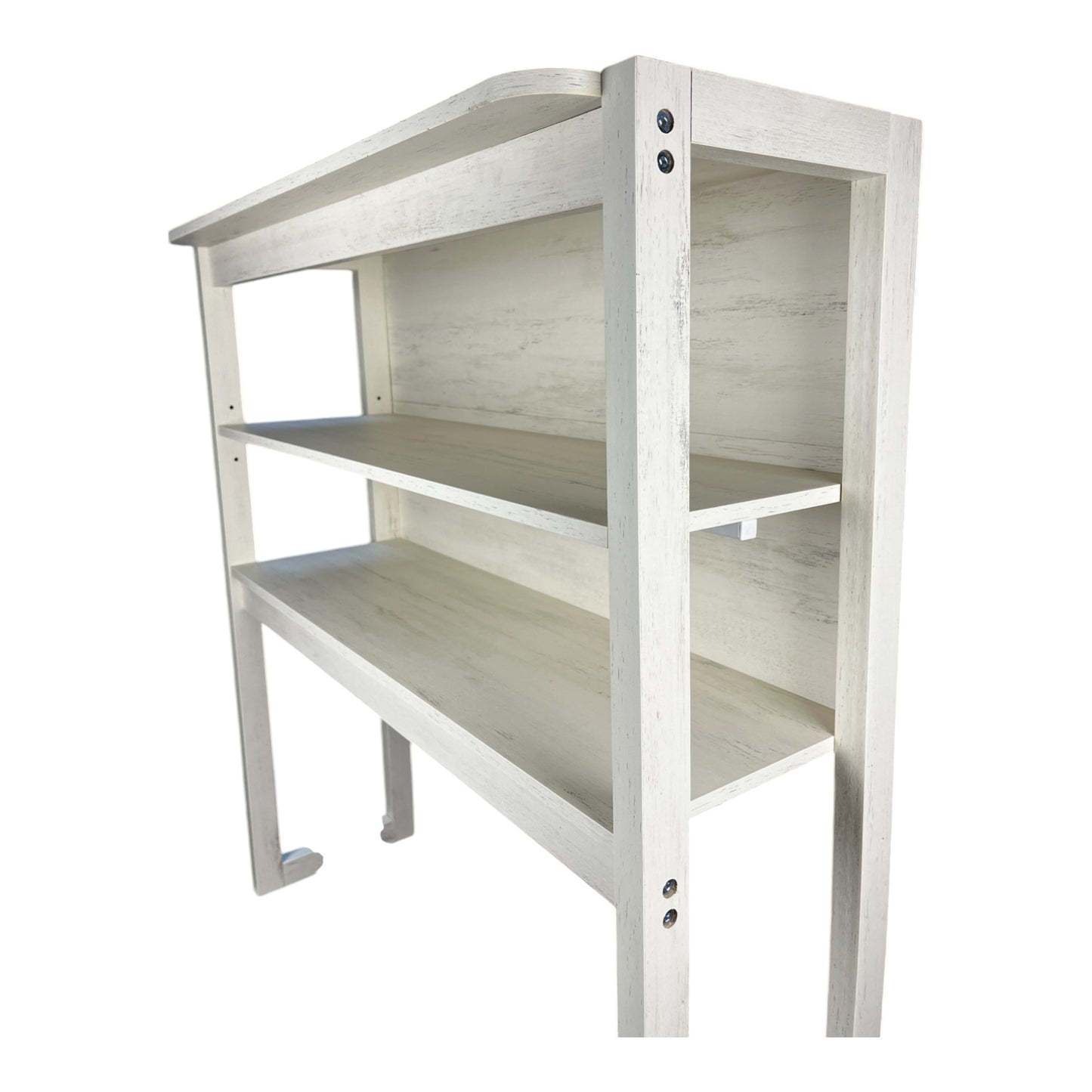 5-Tier Kitchen Packer Rack - White & Black Shelving Unit