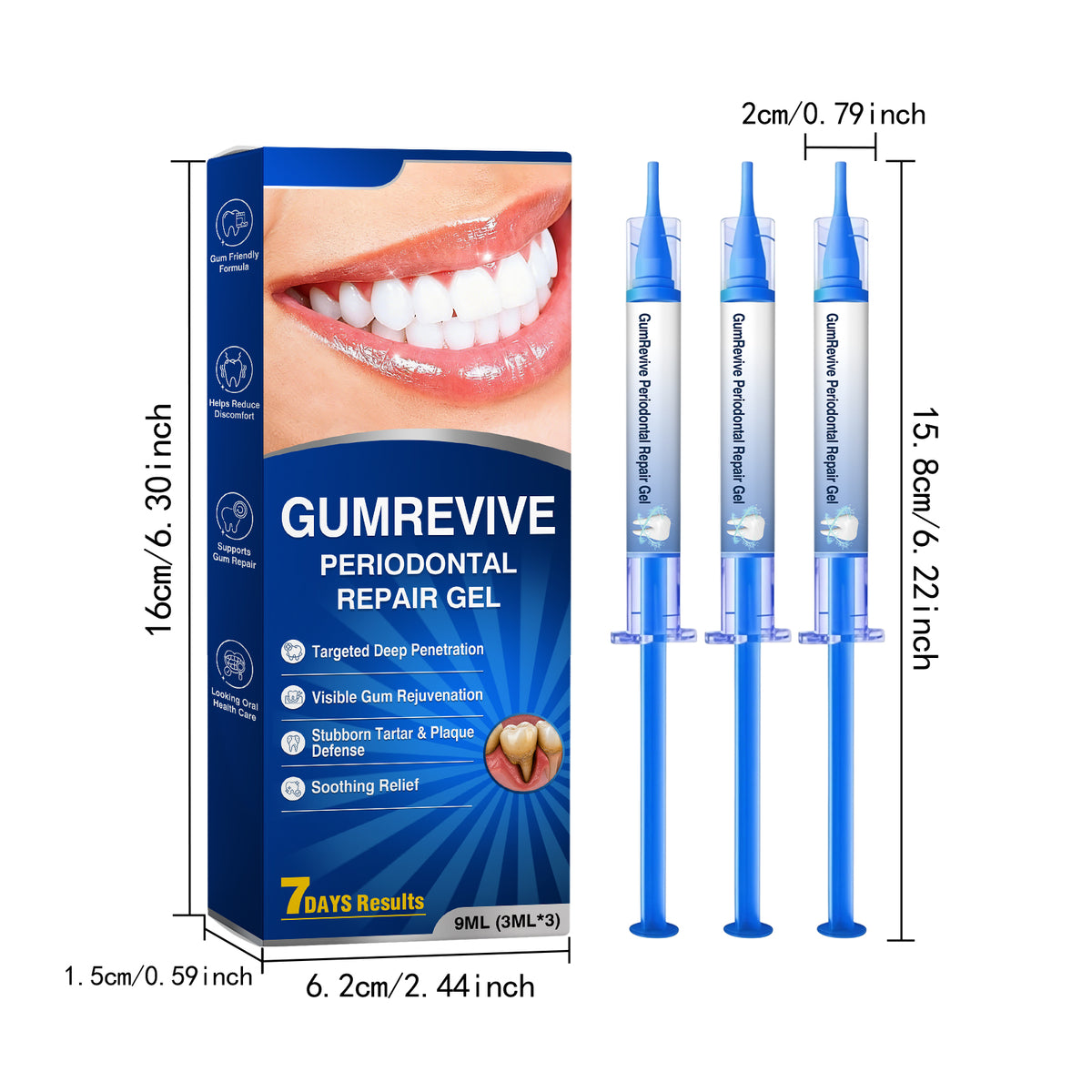 Tooth Repair Gel - Gum Care Essence 9ml (3-Pack)