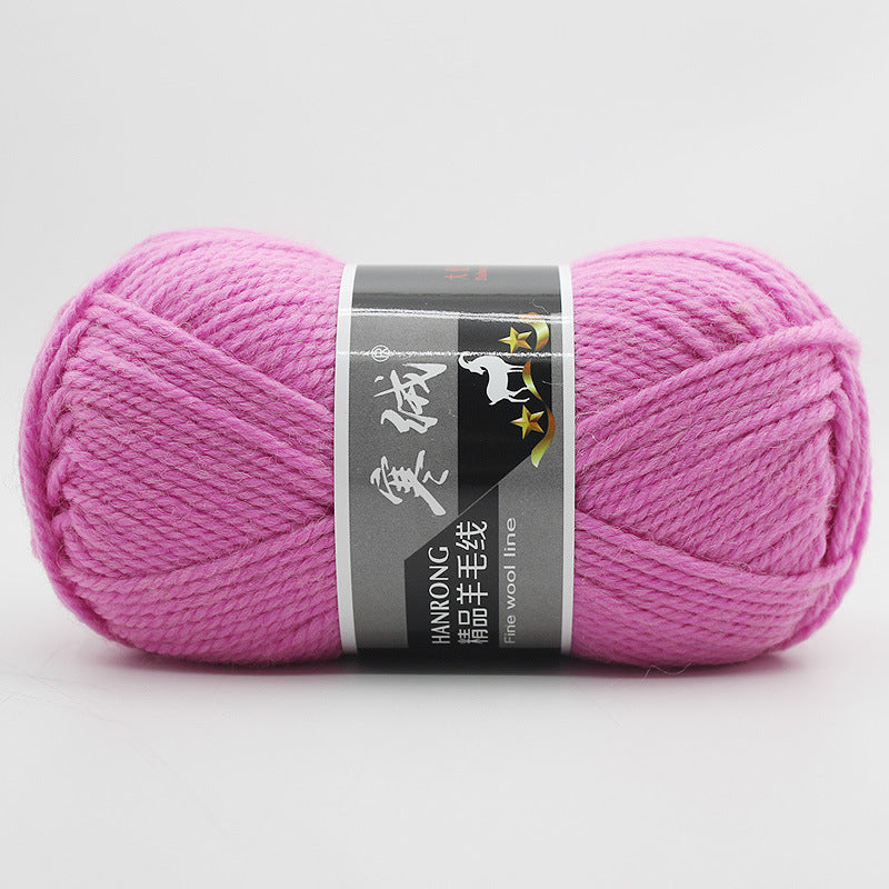 Thick Knitting Yarn Ball for Self-Woven Crafts - Cashmere Wool Material Kit