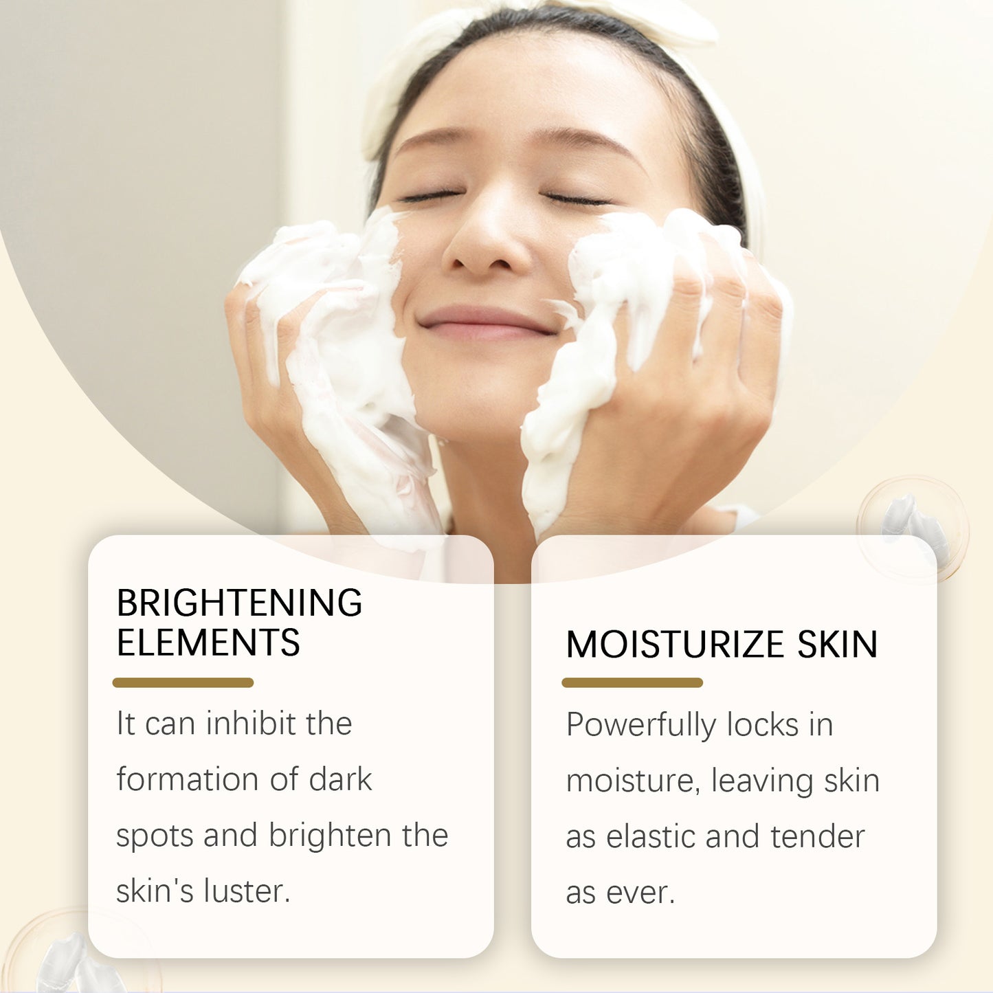 Blackhead Cleansing Facial Foam with Hyaluronic Acid & Lemon Extract
