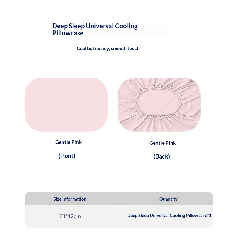 Summer Memory Foam Pillow Covers Ice-Cold Cooling Cushion Protectors