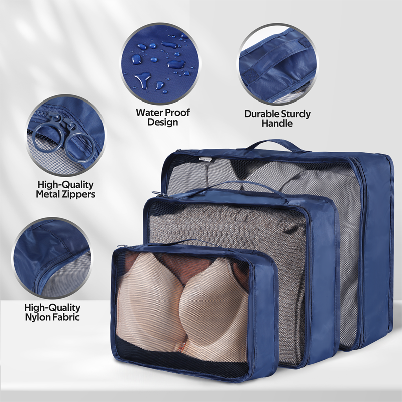 Solid Color Clothing & Wardrobe Storage Bags - Set of 8 or 9