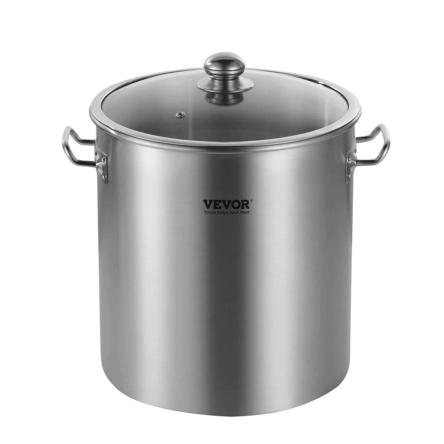 24QT Stainless Steel Stockpot with Lid - Large Cooking Pot