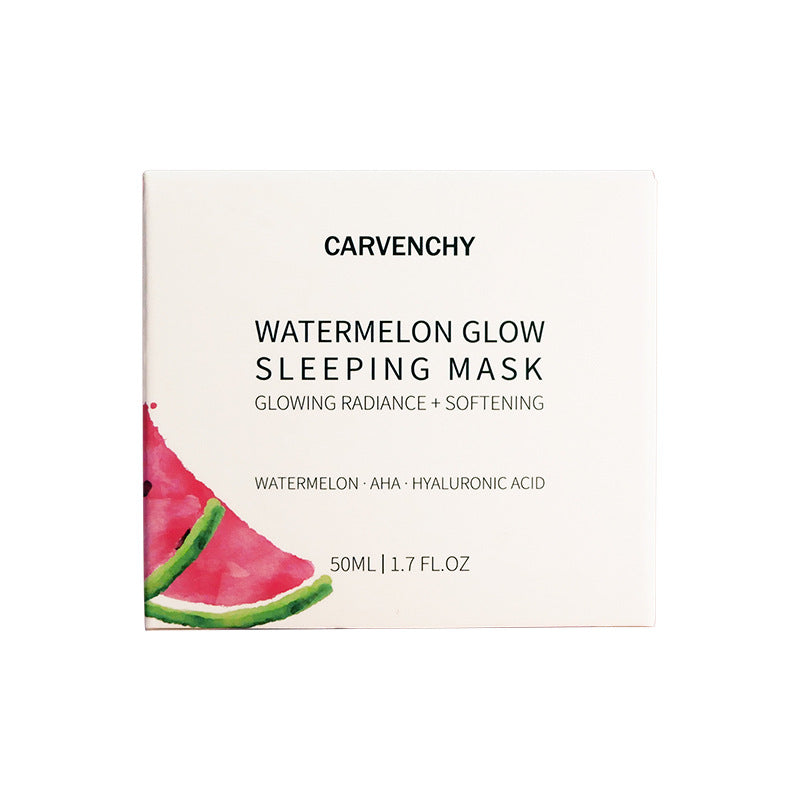 Hydrating Watermelon Sleeping Mask - Moisturizing Brightening Facial Care 50ml